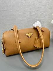 Prada medium leather shoulder bag in a brown or caramel color 29×12.5×10cm - 3