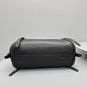 Miu Miu Beau or Aventure shoulder bag in black leather 36cmx20cx15 cm - 4