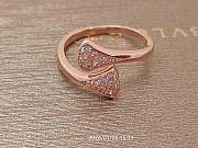 Bvlgari Rose Gold and Diamond Divas' Dream Ring - 1