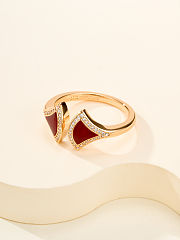 Bvlgari Rose Gold, Diamond and Carnelian Divas' Dream Ring - 3