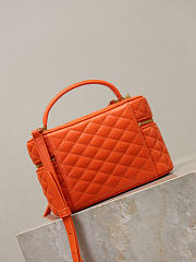 SAINT LAURENT Gaby Vanity mini quilted leather shoulder bag 18x11x6.5cm - 3