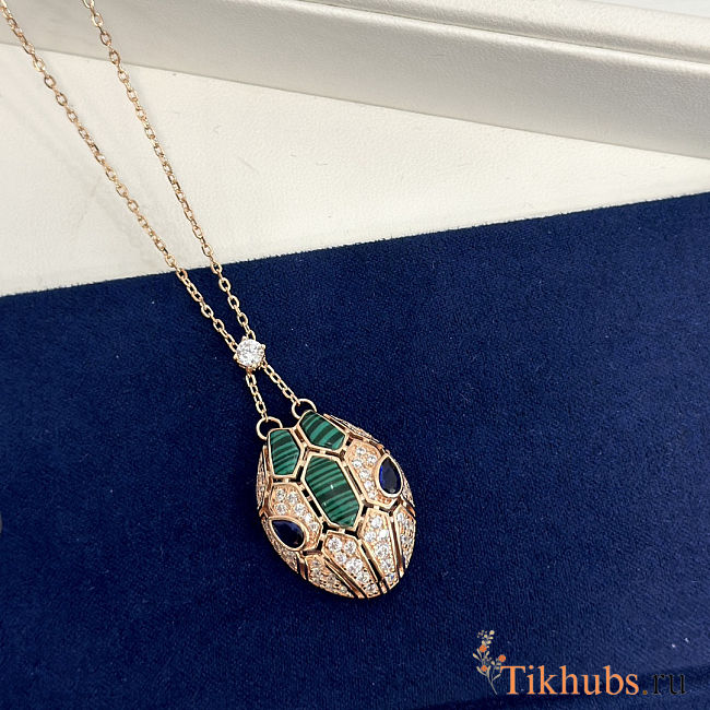 Bvlgari Serpenti Seduttori 18K rose gold pendant necklace - 1
