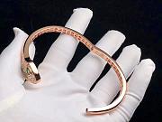 Bvlgari Serpenti Seduttori 18 kt rose gold bangle bracelet - 5