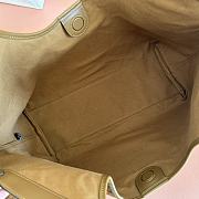  Gucci Giglio large tote bag in GG suede in brown color 60x47x16 cm - 4