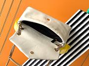 Saint Laurent Calypso shoulder bag in white leather 26×14×7cm. - 2