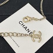 Chanel necklace with gemstone flower embellishments - 3