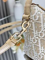 Diorstar Hobo Bag with Chain Gold-Tone Dior Oblique Jacquard 22*13*9.5cm - 6