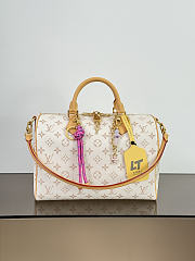 Louis Vuitton Monogram Dune Lucky Speedy Soft 30 bag in pink 30x21x17cm - 1