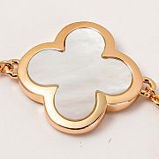 Van Cleef & Arpels 18K yellow gold mother-of-pearl 4-motif Pure Alhambra bracelet - 3