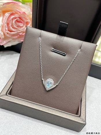 Chaumet Joséphine Aigrette necklace with a blue stone pendant