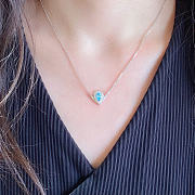 Chaumet Joséphine Aigrette necklace with a blue stone pendant - 4