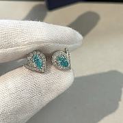 Chaumet pear-shaped earrings with blue gemstones - 5