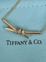 Tiffany & Co Knot 18K Yellow Gold Necklace - 3