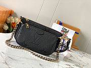 Louis Vuitton Multi Pochette Accessoires bag in black Monogram 25 x 14.5 x 4.5 cm - 1