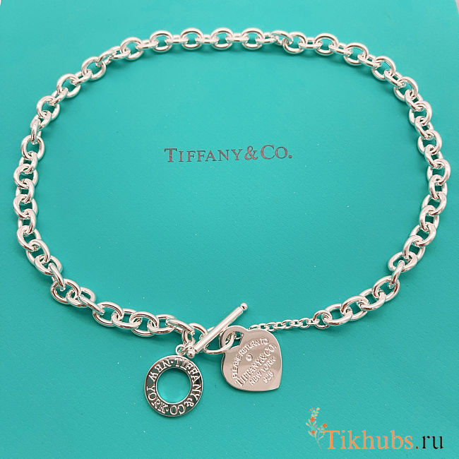  Tiffany & Co. Return to Tiffany Heart Tag Toggle Necklace - 1