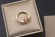 Bvlgari Bvlgari 18k rose gold ring set with pavé diamonds - 2