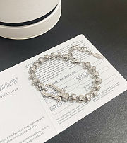 Fred bracelet with silver-plated clasp engraved with a pattern - 4