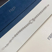 Fred bracelet with silver-plated clasp engraved with a pattern - 3