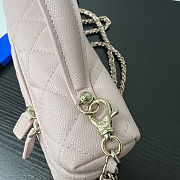 Chanel Vanity with Chain, Pink Caviar, Champagne Gold Hardware 19.5x5x17cm - 4