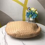 Bottega Veneta Jodie bag in beige intrecciato-woven lambskin leather 40x48x16 cm - 6