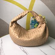 Bottega Veneta Jodie bag in beige intrecciato-woven lambskin leather 40x48x16 cm - 5