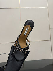 Aquazzura Tequila sandals in black heel 7.5 cm - 6