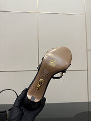Aquazzura Tequila sandals in black heel 7.5 cm - 5