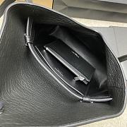Saint Laurent Cassandre Envelope Messenger Bag in black lambskin leather 23×16.5×6cm - 4