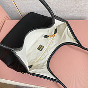 Miu Miu Ivy leather bag in black calf leather 35X40Cm - 6