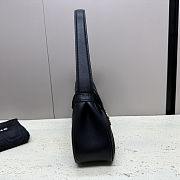 Celine Medium Polly Bag in black supple calfskin leather 13x7x4 cm - 3