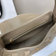 Celine Polly bag in beige supple calfskin leather 13x7x4 cm - 2