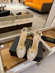 Alevì Satin Embellished Penelope Heeled Sandals 10.5 cm - 6