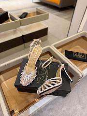 Alevì Satin Embellished Penelope Heeled Sandals 10.5 cm - 2