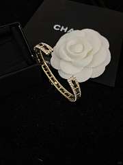 Chanel bracelet in black and gold-plated - 4