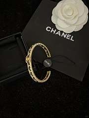 Chanel bracelet in black and gold-plated - 6