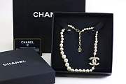 Chanel Pearl Necklace CC Women's Necklace in White - 6