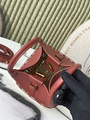 Loro Piana Micro Bale bag in calfskin leather and hand-woven wicker 16*13*13 cm - 3