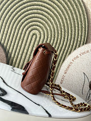 Chanel Vintage Duma backpack in brown leather 21*10*20.5cm - 3