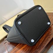 Hermes Picotin Black Silver Bag 18cm - 3