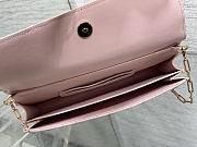 Dior My Dior Mini Bag in Rose Soupir Cannage lambskin size 21 cm - 5