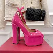Valentino Tan-Go 155mm Platform Pumps in pink - 1