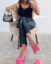 Valentino Tan-Go 155mm Platform Pumps in pink - 3