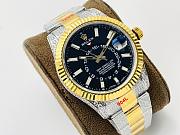 Rolex Sky-Dweller 42mm 326933 Black Dial Two-Tone Diamond watch - 5
