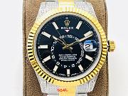 Rolex Sky-Dweller 42mm 326933 Black Dial Two-Tone Diamond watch - 6
