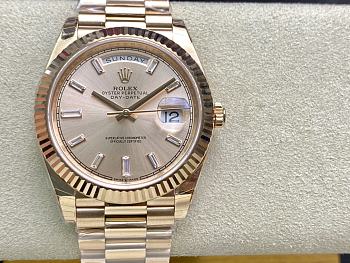 Rolex Day-Date 40 Champagne Dial Diamond watch