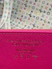 Louis Vuitton x Takashi Murakami Zippy Wallet in the white multicolored 19cm - 5