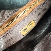 Prada Bonnie medium suede shoulder bag in a cocoa brown color 32x15.5x12cm - 5