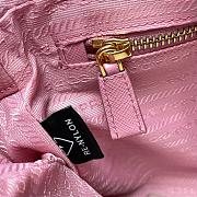 Prada nylon quilted chain bag in a hot pink color 25x24x5cm - 4