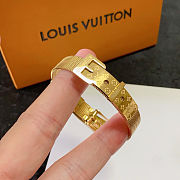 Louis Vuitton mesh bracelet with a belt buckle closure - 2