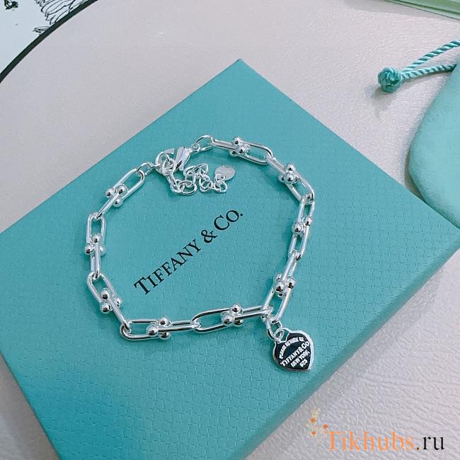 Tiffany & Co. sterling silver link bracelet  - 1